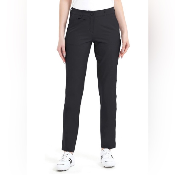Lesmart Pants - NWT Lesmart Stretch Lightweight Women’s Golf Pants, Black, Sz 8